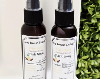 Pina colada - fabric spray, room spray, artisan