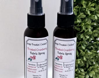 Frosted Cranberry Fabric Spray - Artisan Room Deodorizer