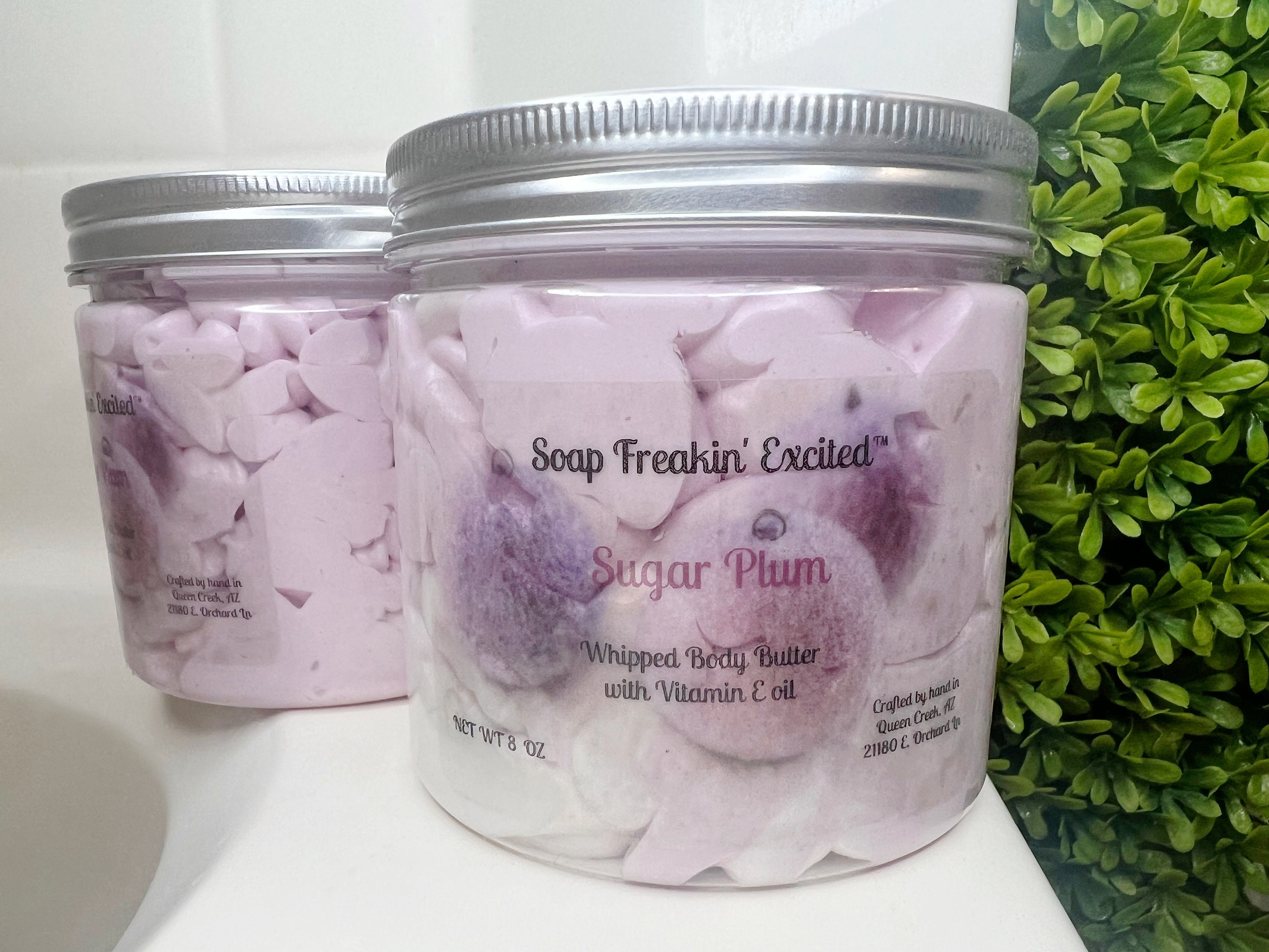Sugar Plum Body Butter - Whipped Body Butter, moisturizer