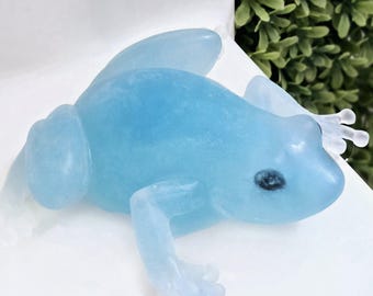 Glass Sea Dreams-Frog- Bar soap, handmade soap