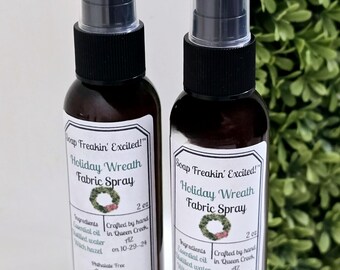 Christmas Wreath Fabric Spray – Artisan Room Deodorizer