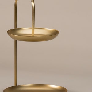 Auri Stand / 2 Tier Accessories Stand / Jewellery Stand/ Cake Stand / Snack Stand / Homeware / Halcyon