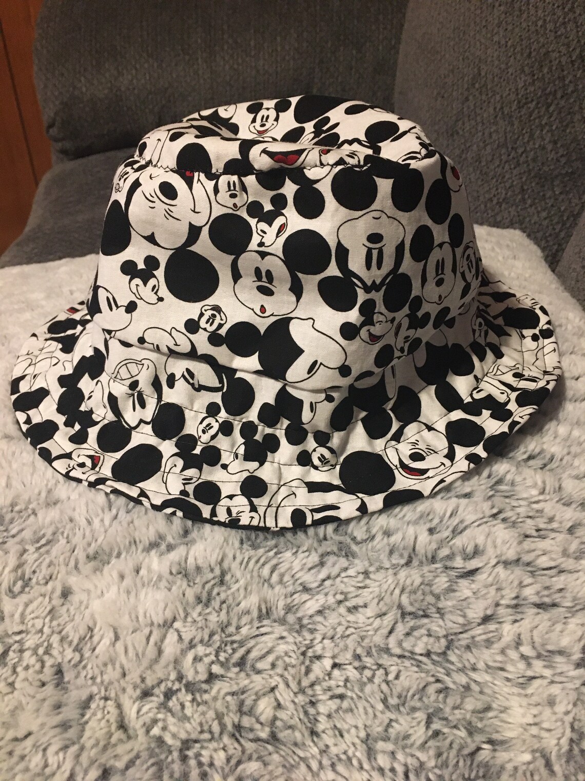Mickey Mouse Bucket HatReversible Etsy