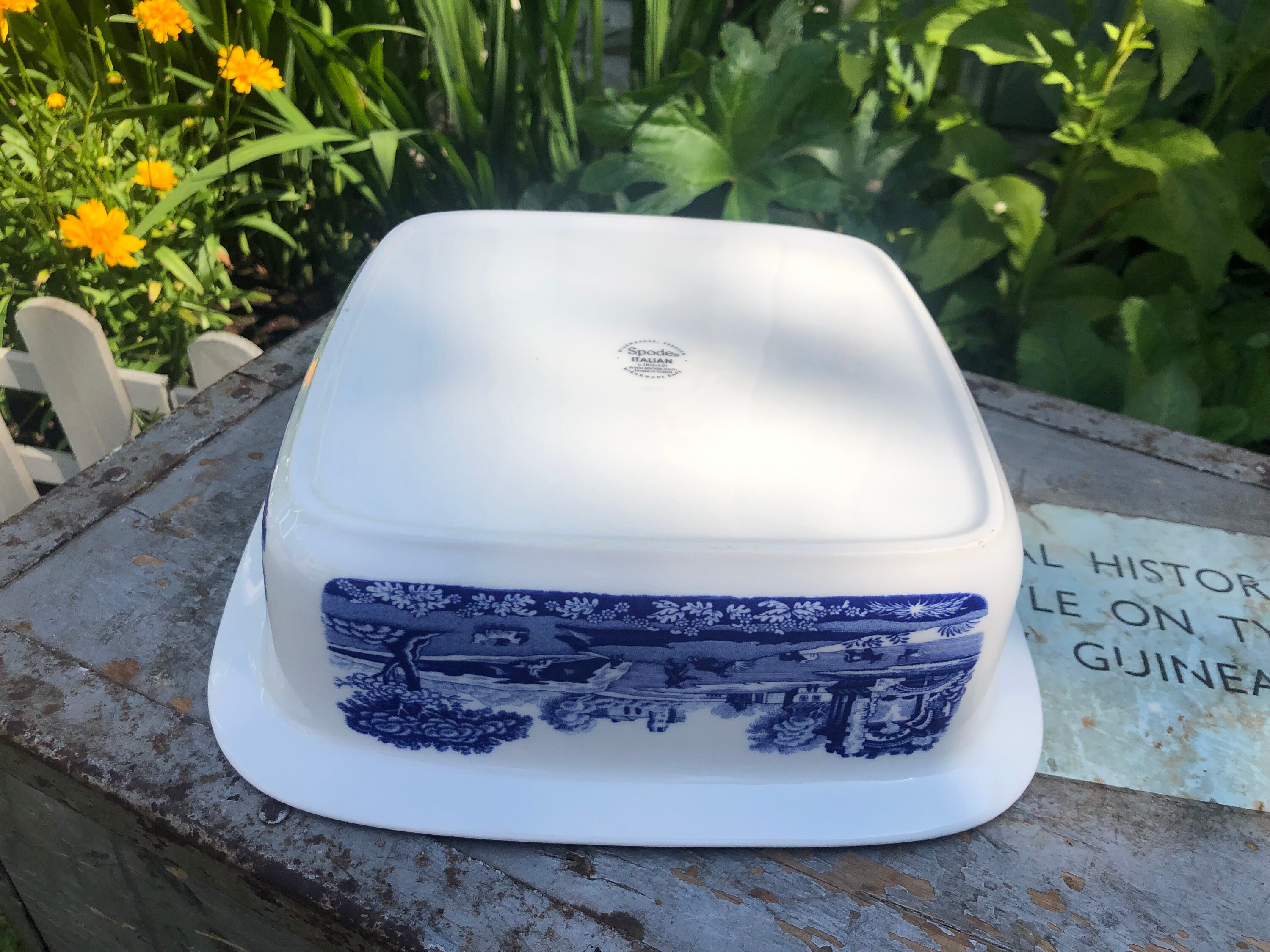 Spode Blue Italian Large Square Serving/Baking Dish Etsy