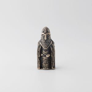 Tyr Amulet Pendant - Bronze Viking Jewelry Necklace - Pagan Heathen Deity Norse Mythology - Handmade