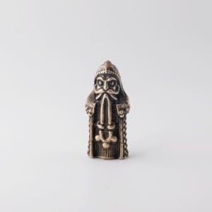 Thor Amulet Pendant - Bronze Viking Jewelry Necklace - Pagan Heathen Deity Norse Mythology - Handmade