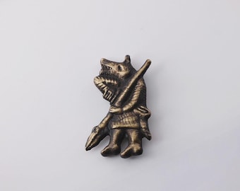 Torslunda Ulfhedinn Pendant - Handmade Viking Pagan Heathen Deity Norse Mythology