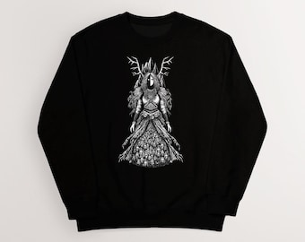 Ödemark Hel Sweatshirt | Norse Mythology Viking Art Apparel | Cotton Unisex Pagan, Heathen | HUMAN MADE, No ai