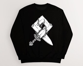 Odal against hate and misuse Sweatshirt | Norse Mythology Viking Art Apparel | Cotton Unisex Pagan, Heathen | HUMAN MADE, No ai