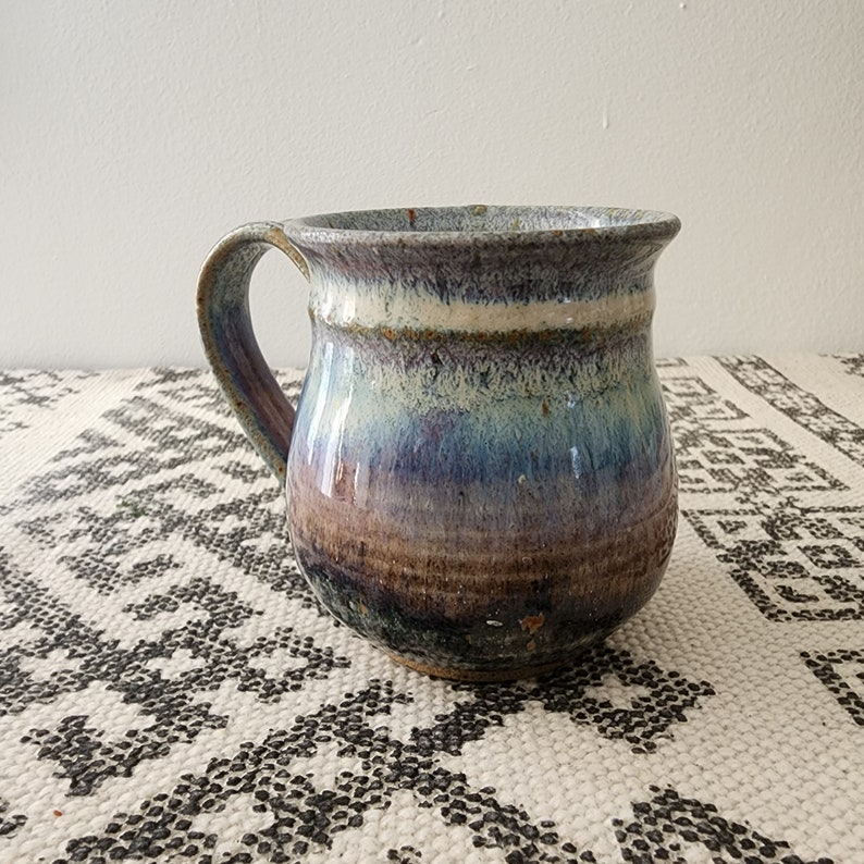 Handmade Ceramic Mug in Soft Celestial Multi Colors image 1