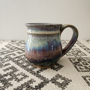 Handmade Ceramic Mug in Soft Celestial Multi Colors image 4