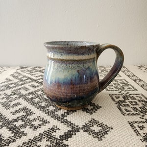 Handmade Ceramic Mug in Soft Celestial Multi Colors image 3