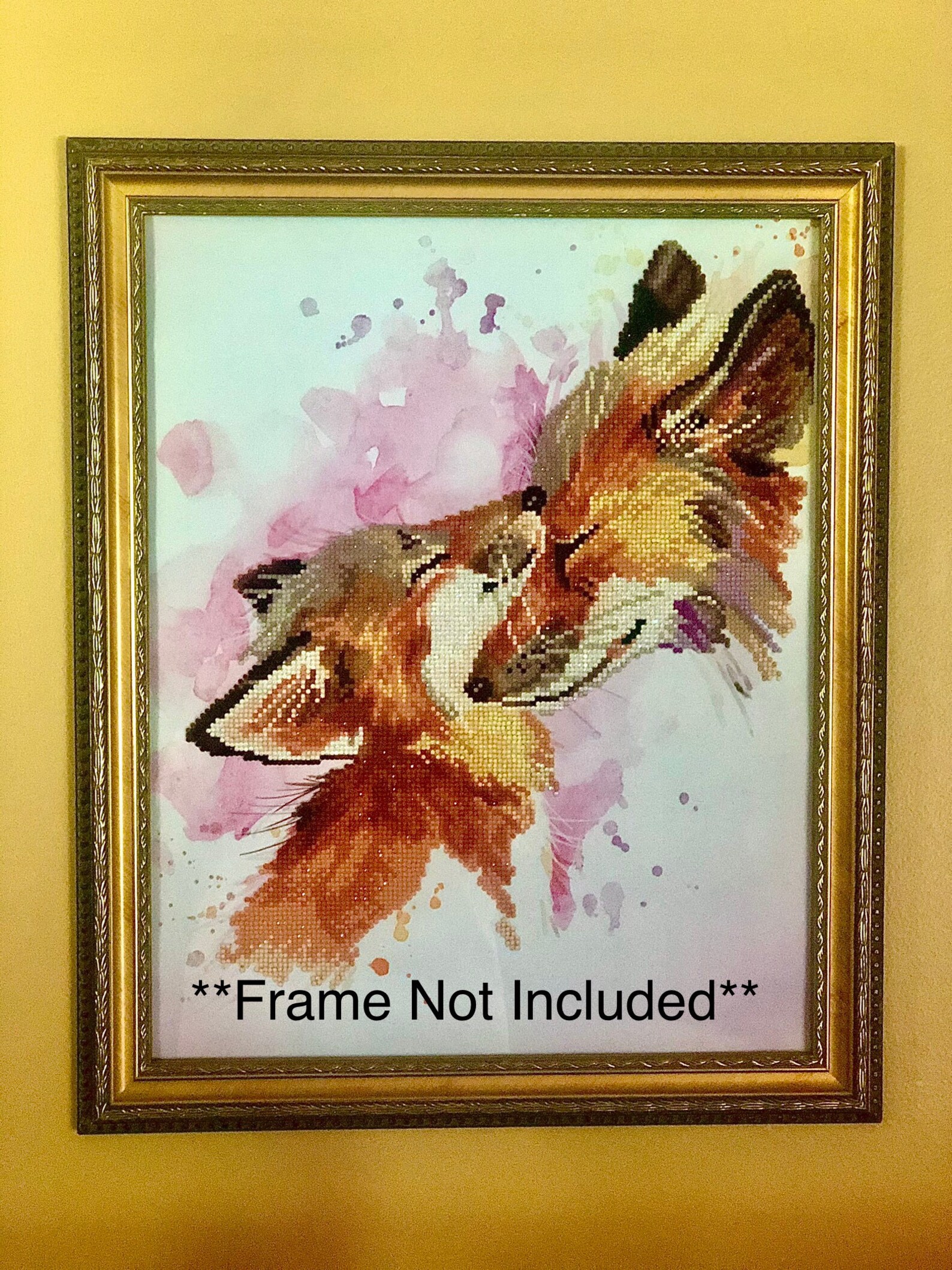 Fox Bliss Diamond Dotz Print finished size 16.5 x 19.7 | Etsy