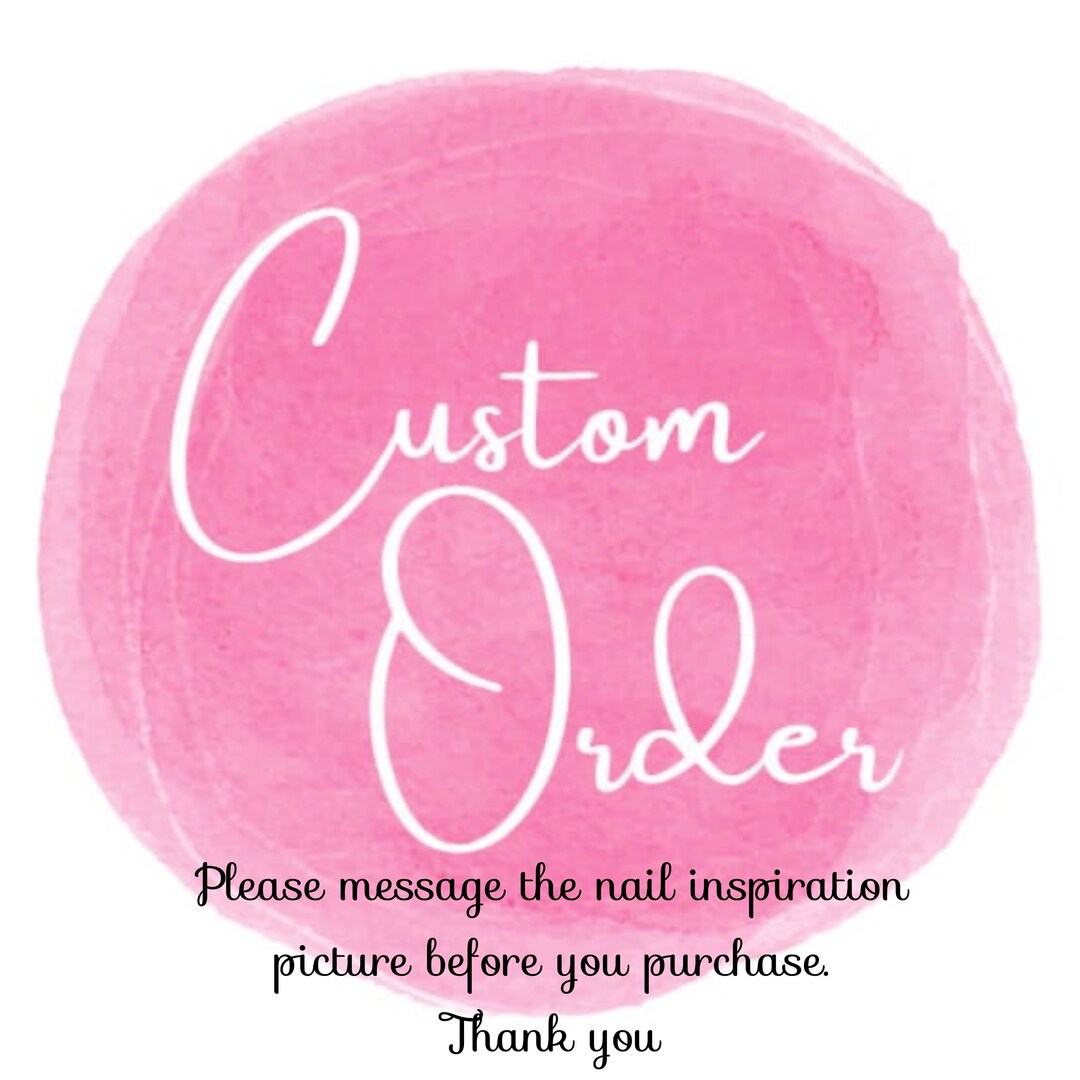 Press on Nails Custom Stick on Nails Glue on Nails Nails With Designs