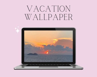 Vacation Wallpaper - Desktop Wallpaper - Computer Background - Laptop Background - Computer Wallpaper - Laptop Wallpaper- Digital Download