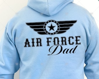 Proud Air Force Dad svg, Airforce svg, Army svg, Patriotic svg, Air force Dad svg, Military svg, Gift for Air Force Dad svg - Digital File