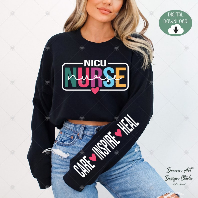 NICU Nurse Svg, Neonatal Intensive Care Unit Svg, Nurse Life Png, Nurse ...