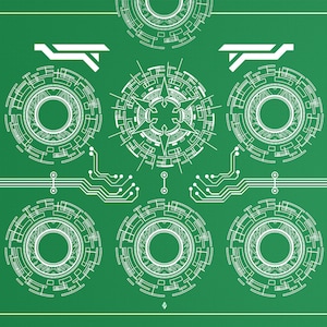 Cardfight!! Vanguard Divine Z Playmat - Stoicheia (CREST ZONE)