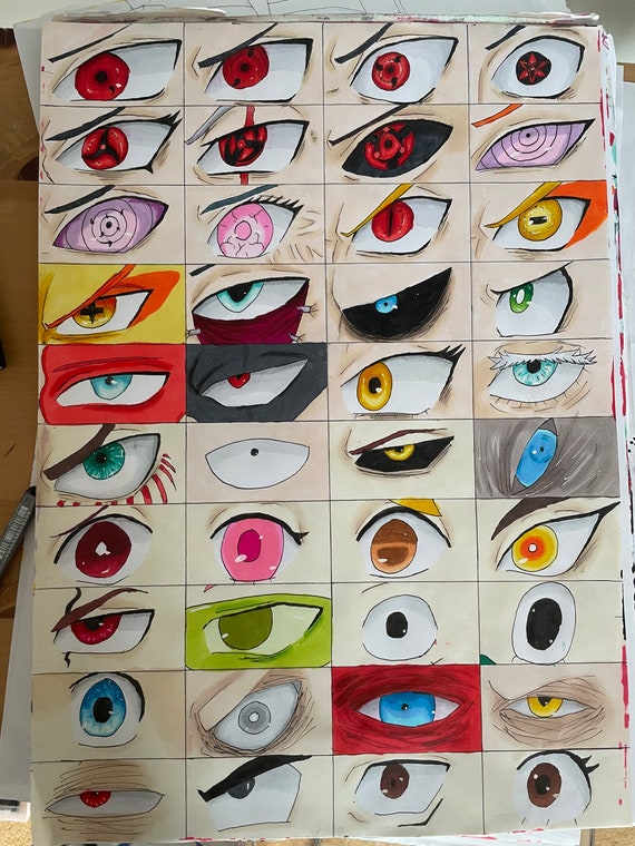 Anime Eyes Drawing -  Hong Kong