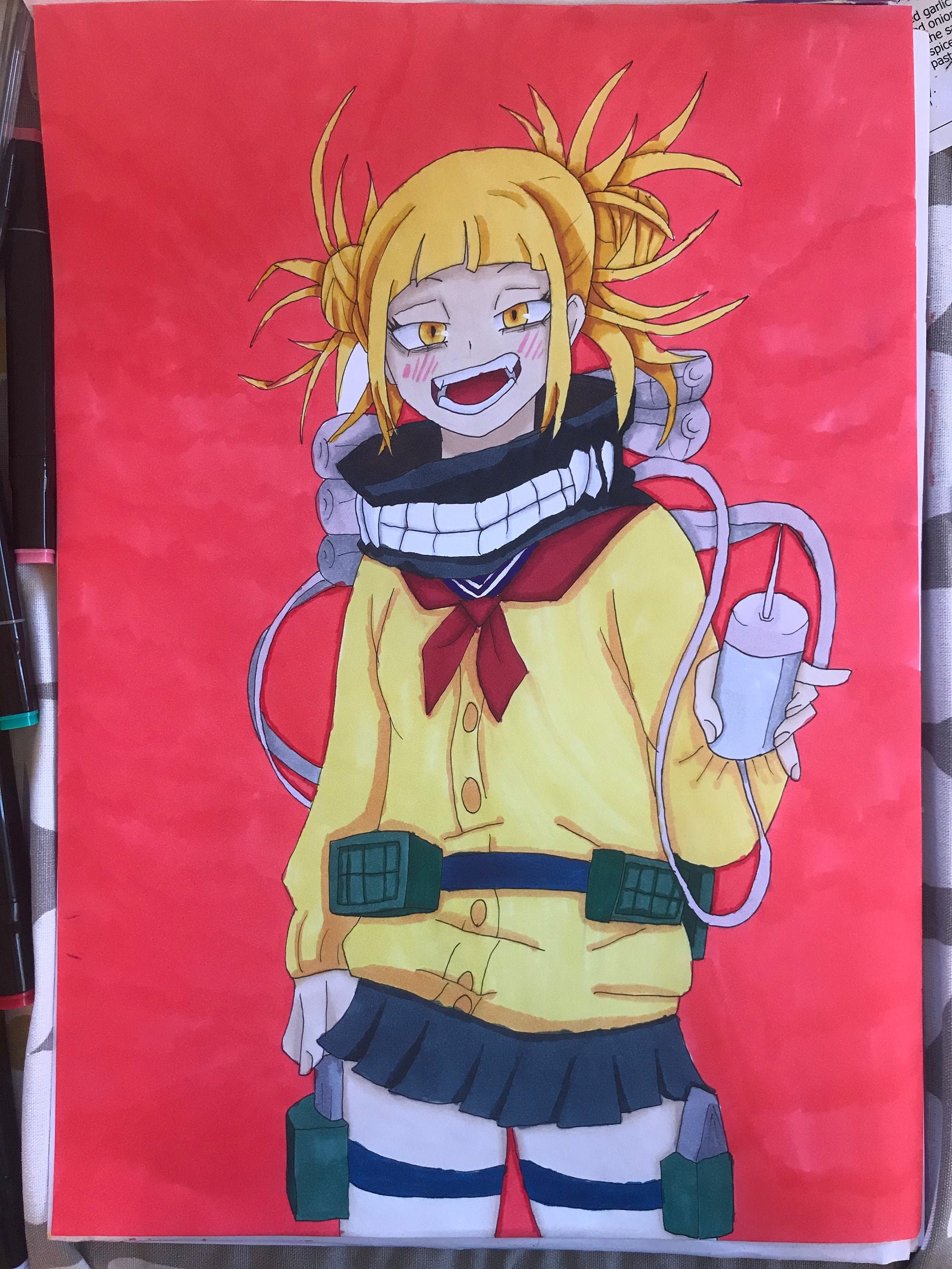 Himiko Toga Drawing - Etsy