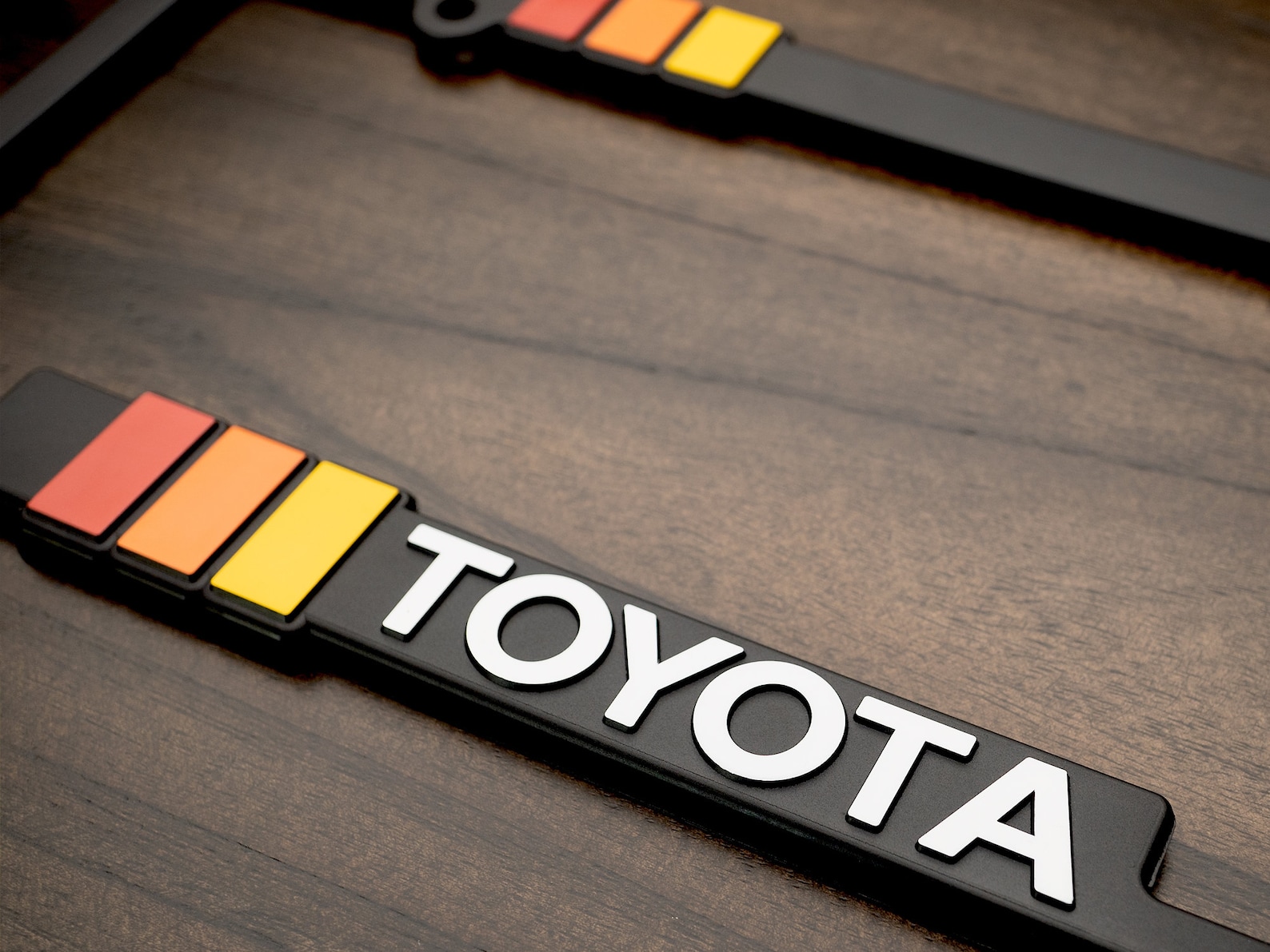 VintageToyotaRetroStyleLicensePlateFrameTRDOffroadTac Etsy