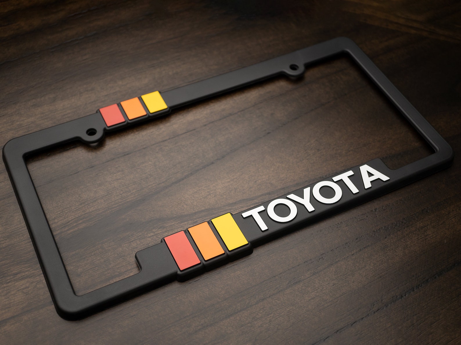 VintageToyotaRetroStyleLicensePlateFrameTRDOffroadTac Etsy