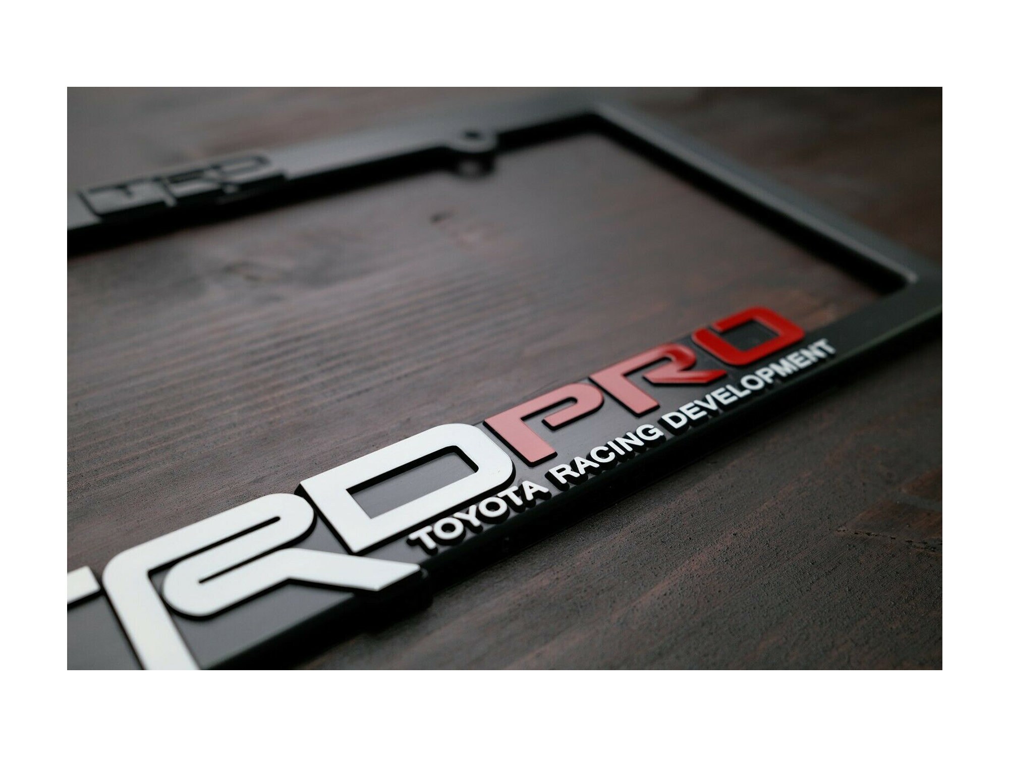 TRD PRO License Plate Frames Toyota Racing Development 3D Etsy