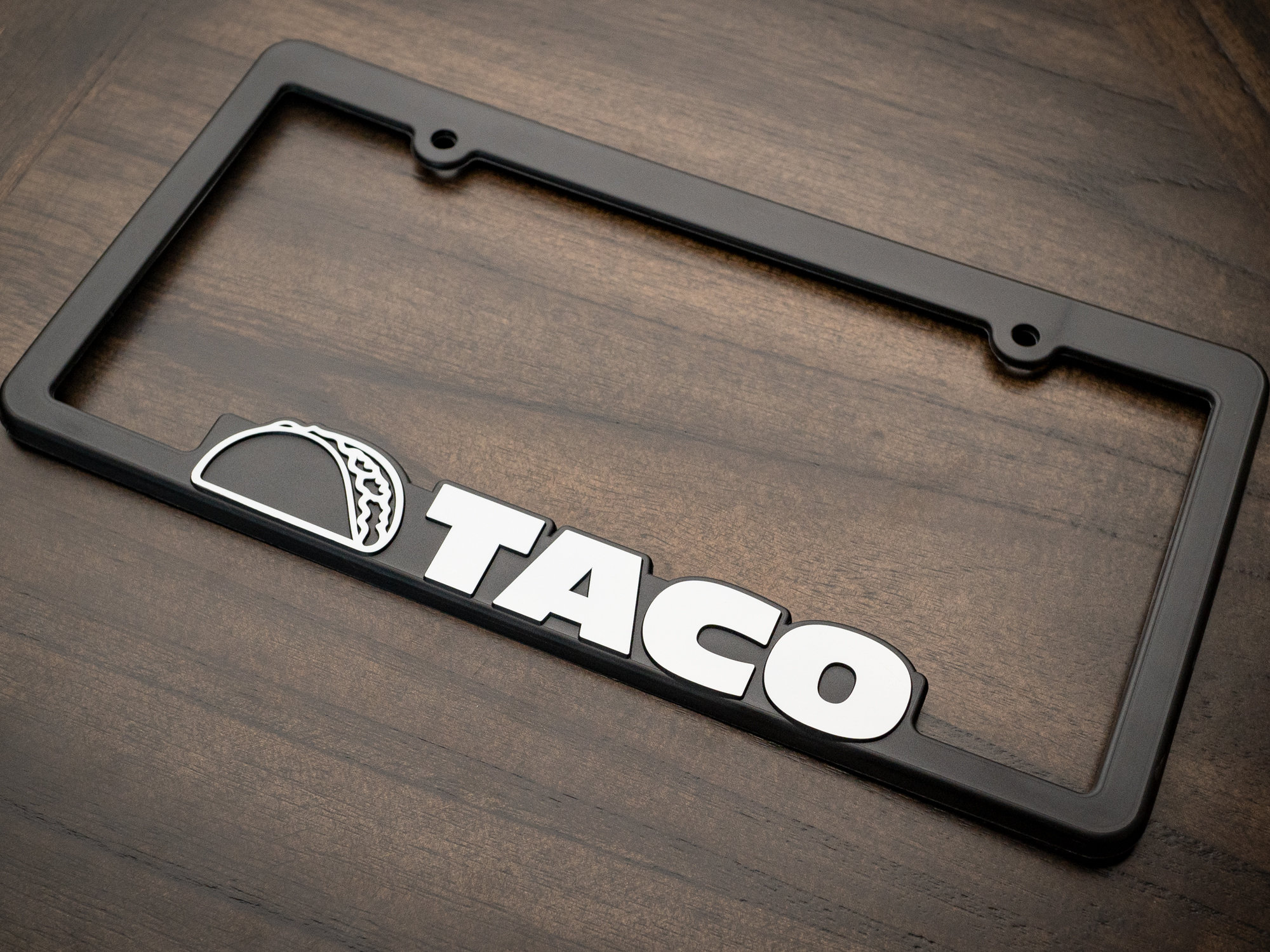 TACO License Plate Frame Etsy