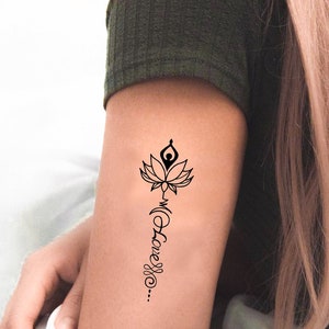 Printable Aesthetic Tattoo Design ONE (1) Stickers Sheet | Instant ...