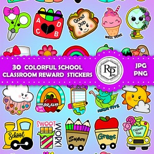 Super Bundle**** Classroom/School Reward ONE (1) Stickers Sheet #VII in Jpg/Png plus Free Activity Book for Kids  (Read Info)