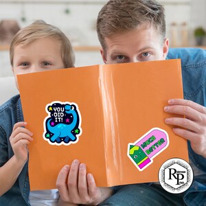 Best Selling*** Classroom/school Reward ONE (1) Stickers Sheet PNG/JPG ...