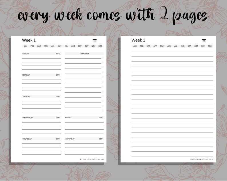 Remarkable 2 Daily Planner 20232024, Yearly and Monthly and Weekly and