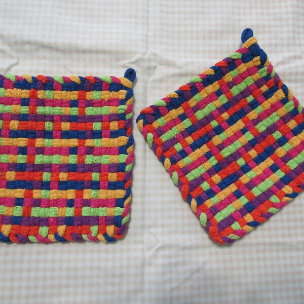 Cotton Potholder Loops Etsy
