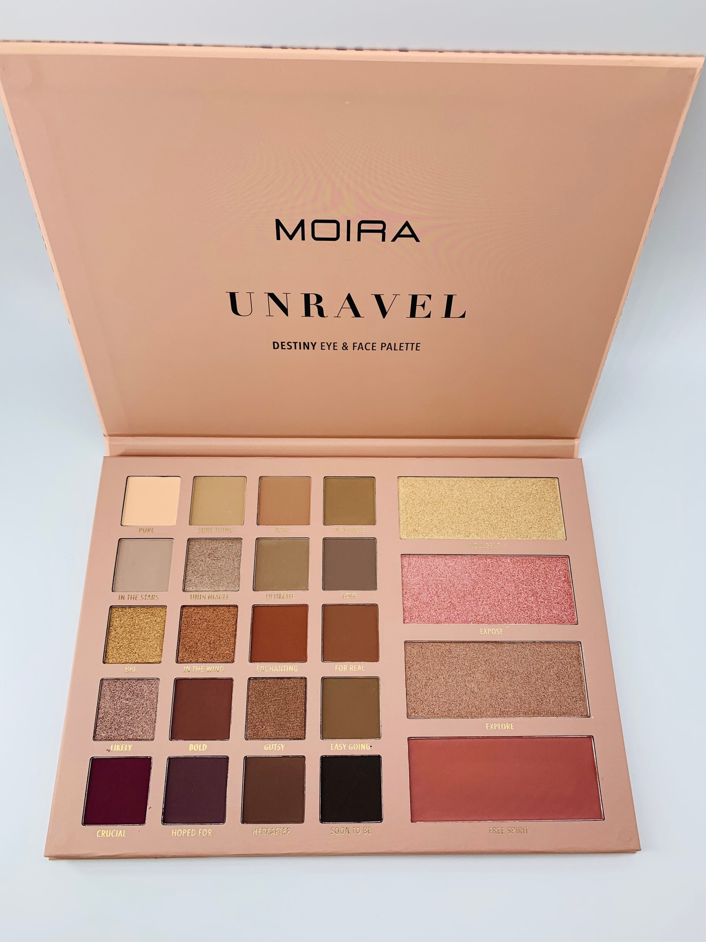 Moira Unravel Eyeshadow &Highlighter Palette Etsy