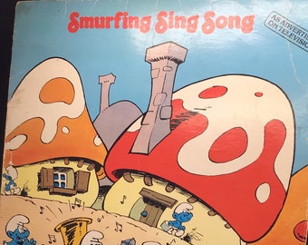 Smurfing Sing Song Record 