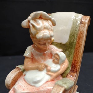 Vintage Sebastian miniatures little mother ceramic figurine