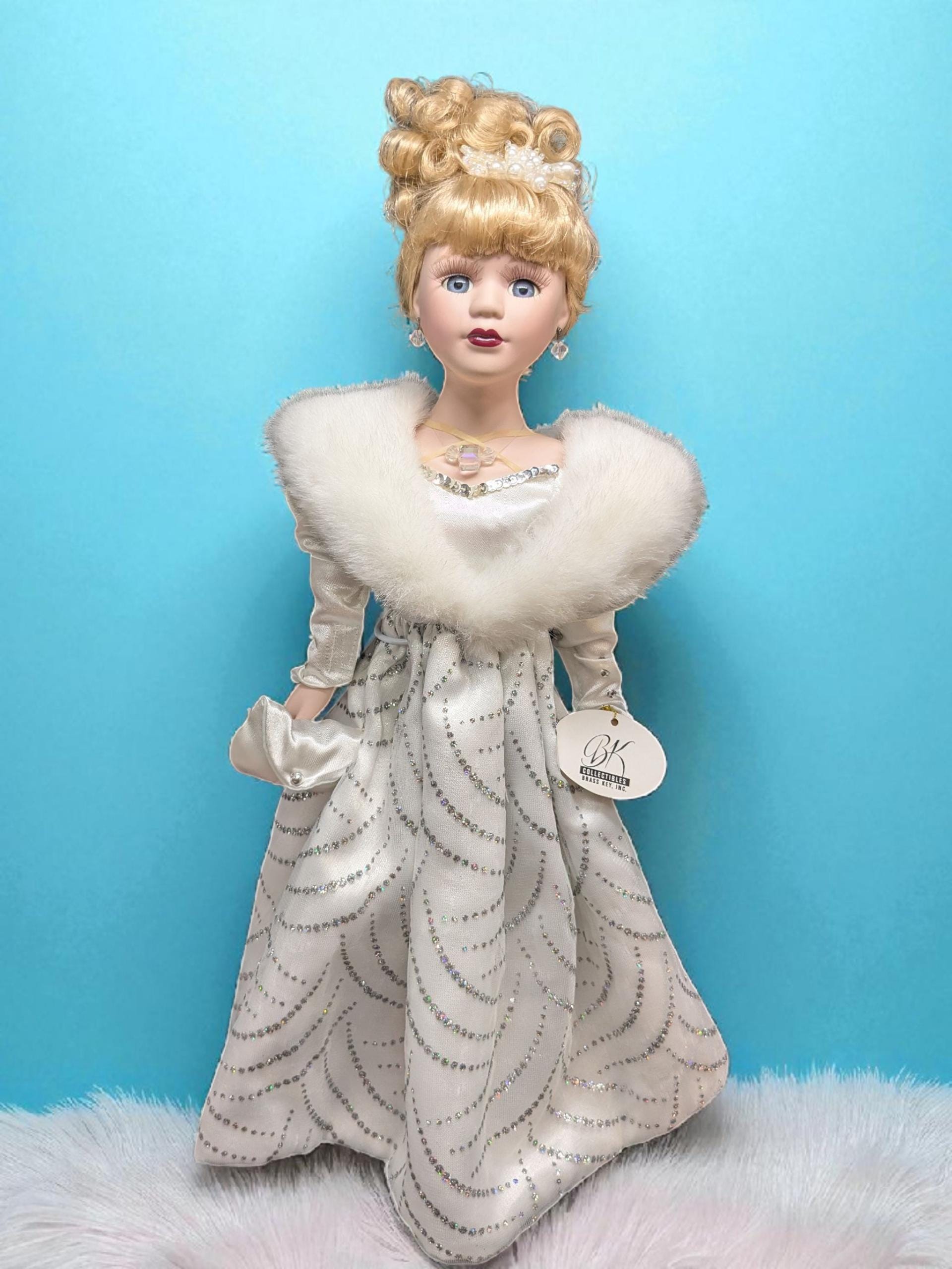 Vintage Camellia Gardens Collection 16-in Porcelain Doll Featuring