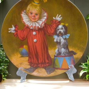 Tommy the clown by John McClelland children&#39;s circus collection limited edition 1982
