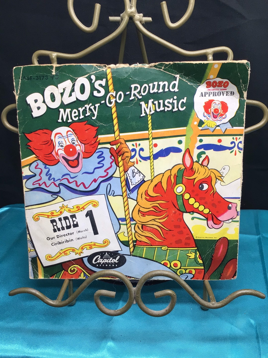 Bozos Merry Go Round Music 45RPM Record Etsy