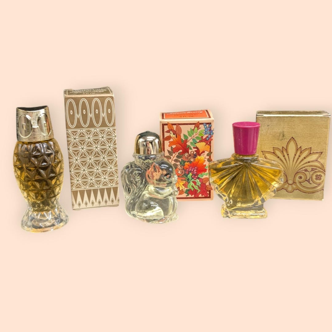 1980s Vintage Small Avon Perfume Decanters - Etsy