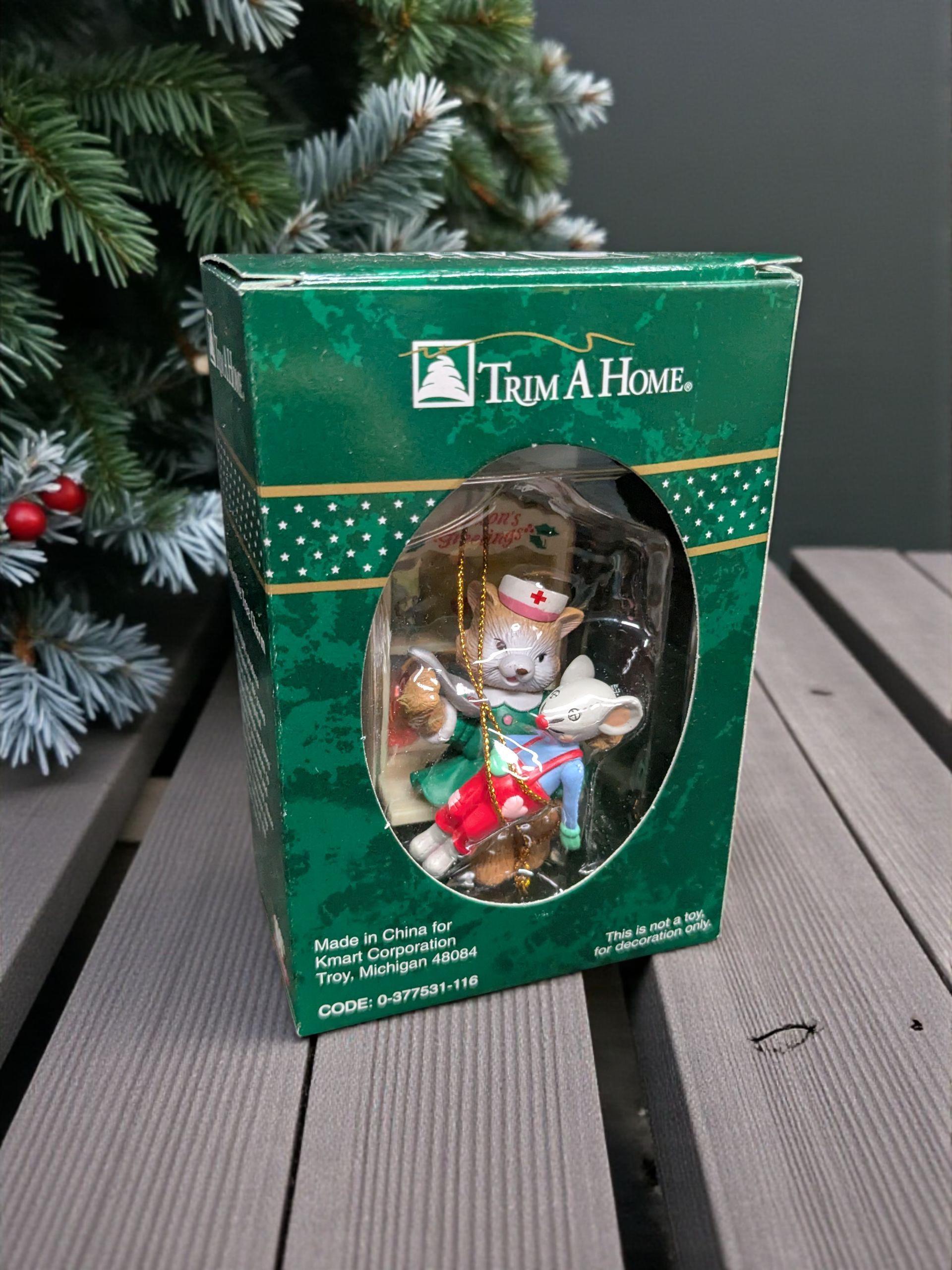1990s Trim Home Collectible Tree Ornament of a Cat Nurse - Etsy