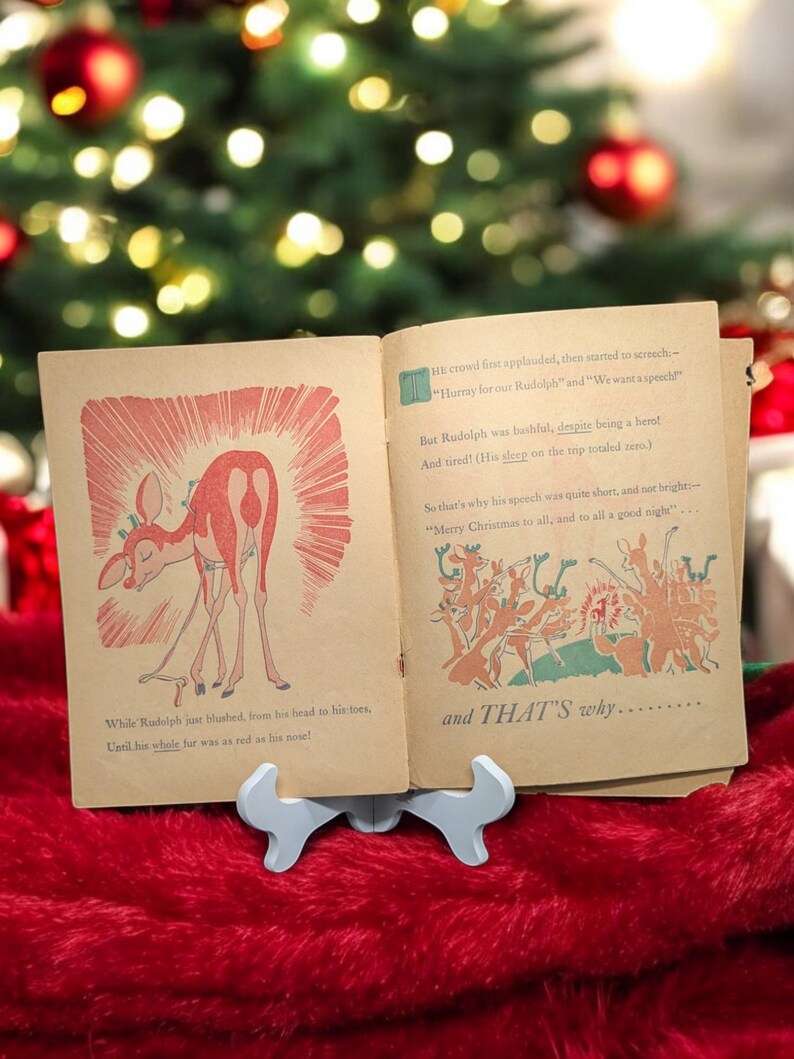 1939 Rudolph the Red-nosed Reindeer Montgomery Ward Original Booklet - Etsy