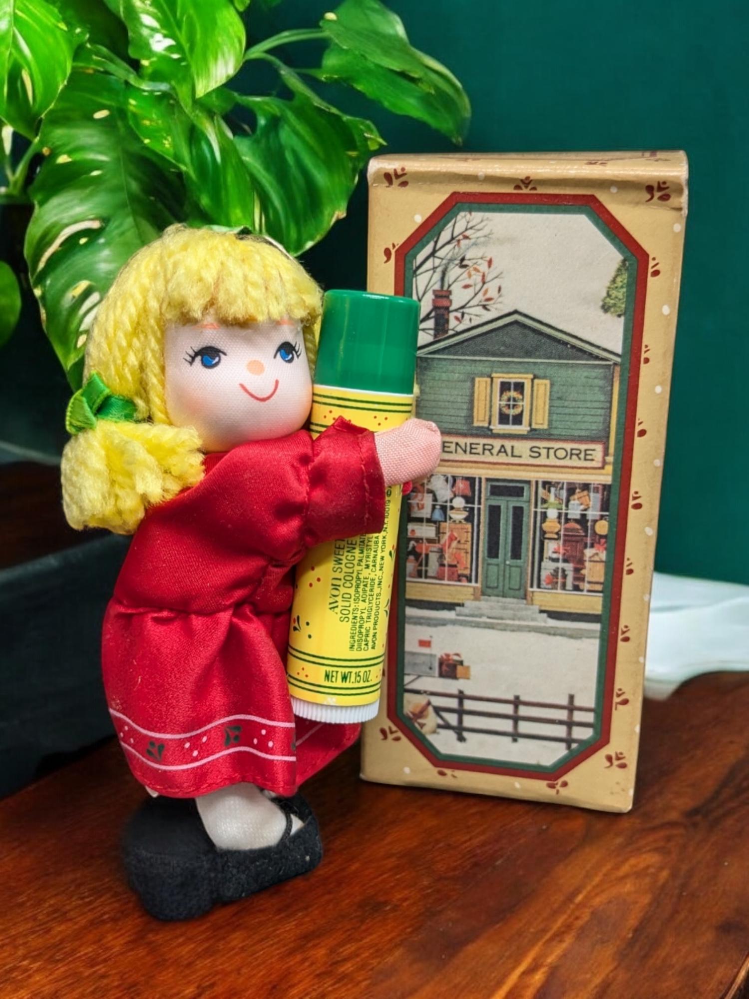 Vintage Avon Collection: Topaz Sachet Powder, Ragdoll With Sweet