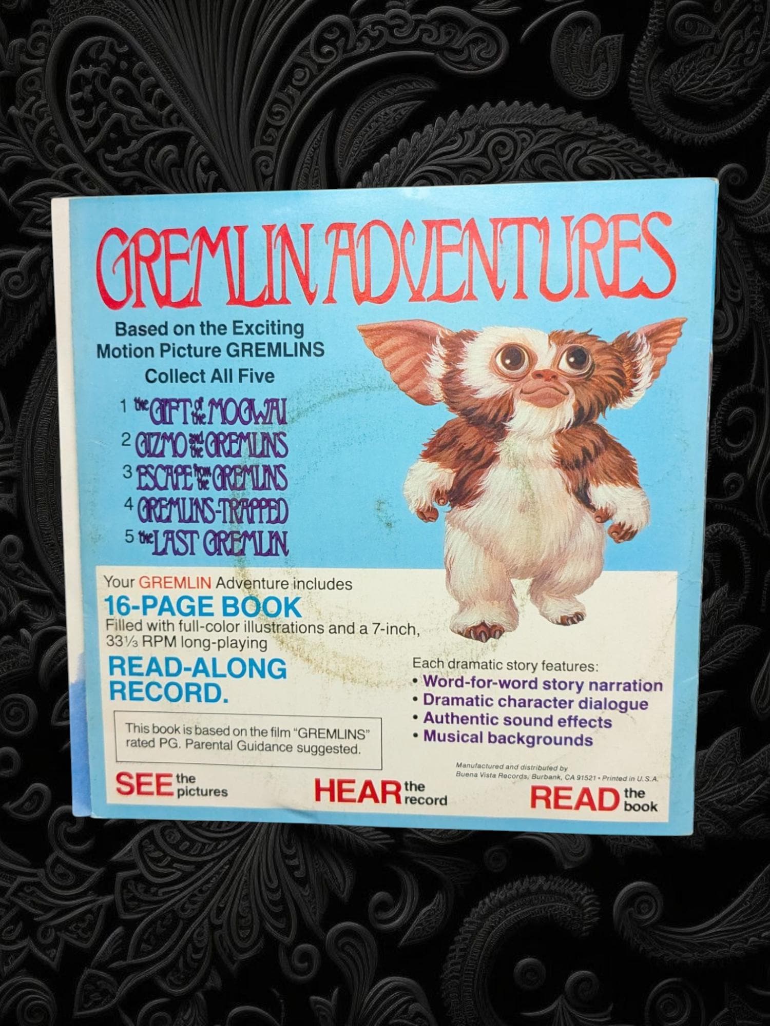 1984 Escape From the Gremlins Story 3. Book and Record - Etsy
