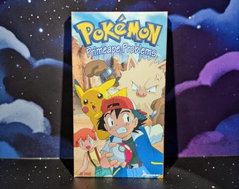 vintage 1999 Pokémon: Primeape Problems VHS tape (Volume 8).