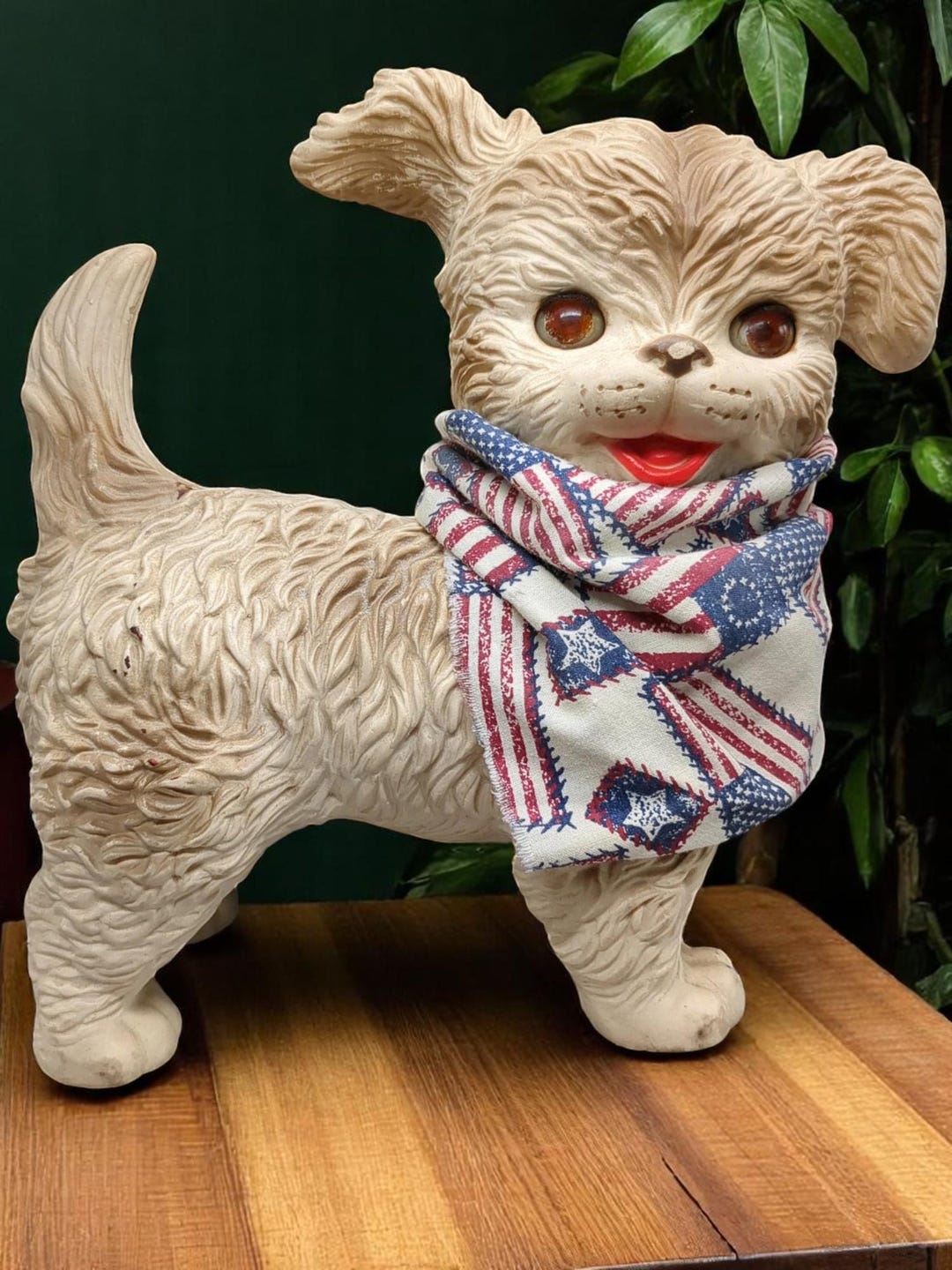 * vintage dog ornament ❀  blue eye ワンちゃん vintage dog ornament ❀ blue eye ワンちゃん vintage dog