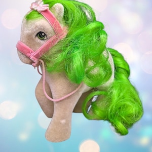 Vintage My Little Pony G1 So Soft Scrumptious 1980s fuzzy watermelon