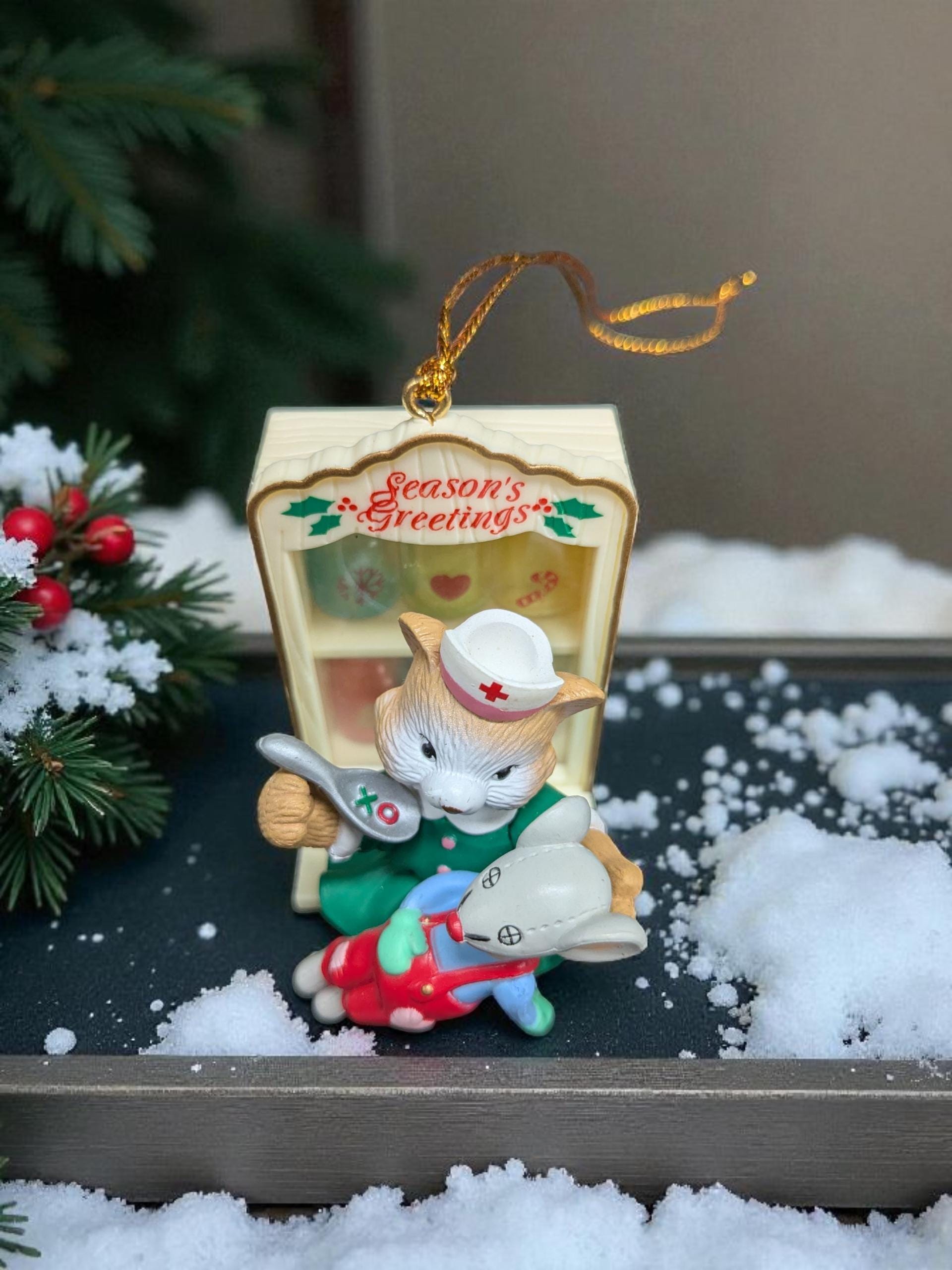 1990s Trim Home Collectible Tree Ornament of a Cat Nurse - Etsy