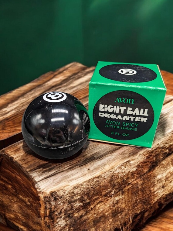 Vintage 1960s Avon 8 Ball Decanter Aftershave - Etsy