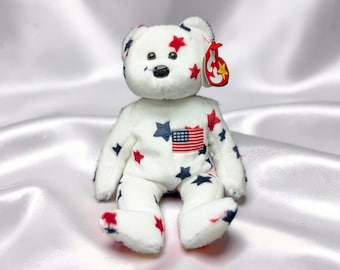 Vintage 1997 Glory the bear original beanie baby with original tags